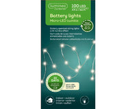 Micro LED Battery Operated Stringlights - 100