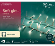 Soft Glow Compact LED Lights - 500 - Transparent/Warm White