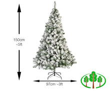 Load image into Gallery viewer, 150cm Imperial Pine - Snowy
