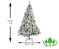 150cm Imperial Pine - Snowy