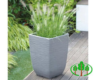 Cotswold 33cm Tall Square Limestone Grey
