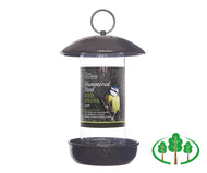 Tom Chambers Hammered Steel Seed Feeder - 2 port