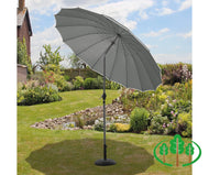 Shanghai 2.7m Parasol Grey Crank & Tilt
