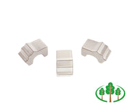 Pot Feet Cream Glazed Pack 3 Large