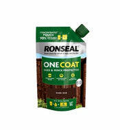 Ronseal  One Coat Shed & Fence Refill Pouch Dark Oak 950Ml