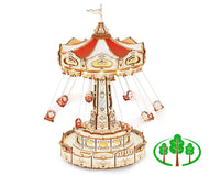 Swing Ride DIY Music Box 3D Wooden Puzzle