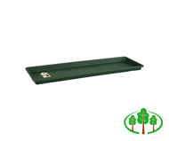 Green Basics Trough Saucer 40cm Leaf Green