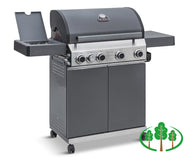 Grillstream Classic 4 Burner Hybrid BBQ with Side Burner