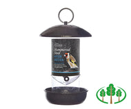 Tom Chambers Hammered Steel Nyjer Seed Feeder